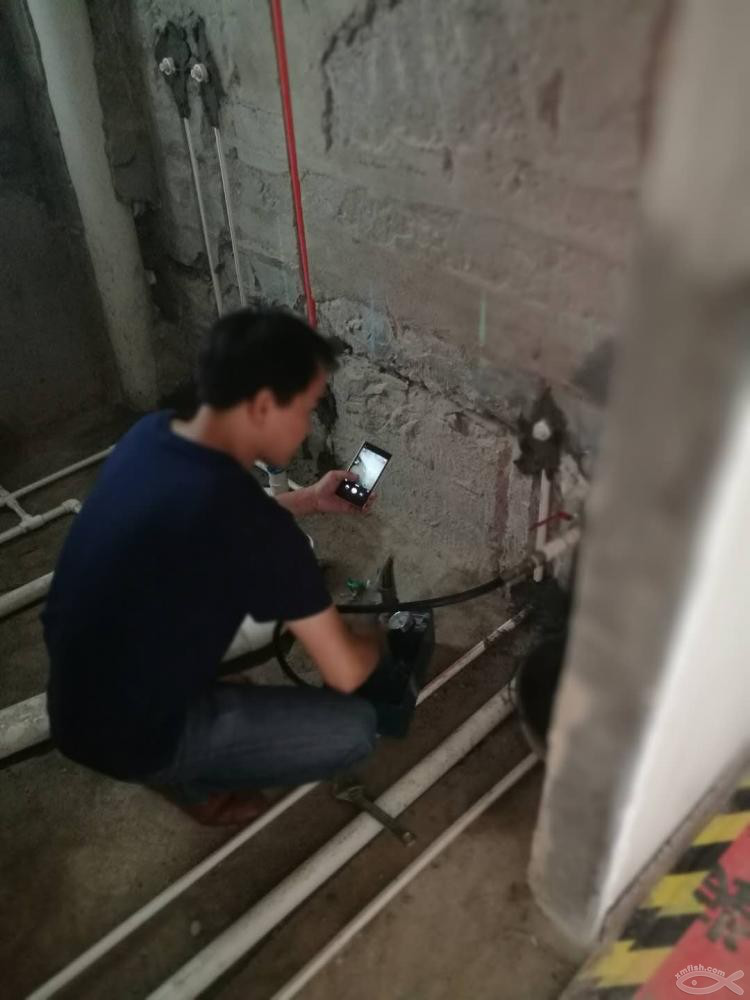 水管打壓測試，順利通過考核！